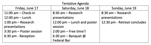 Tentative Agenda Tentative Agenda